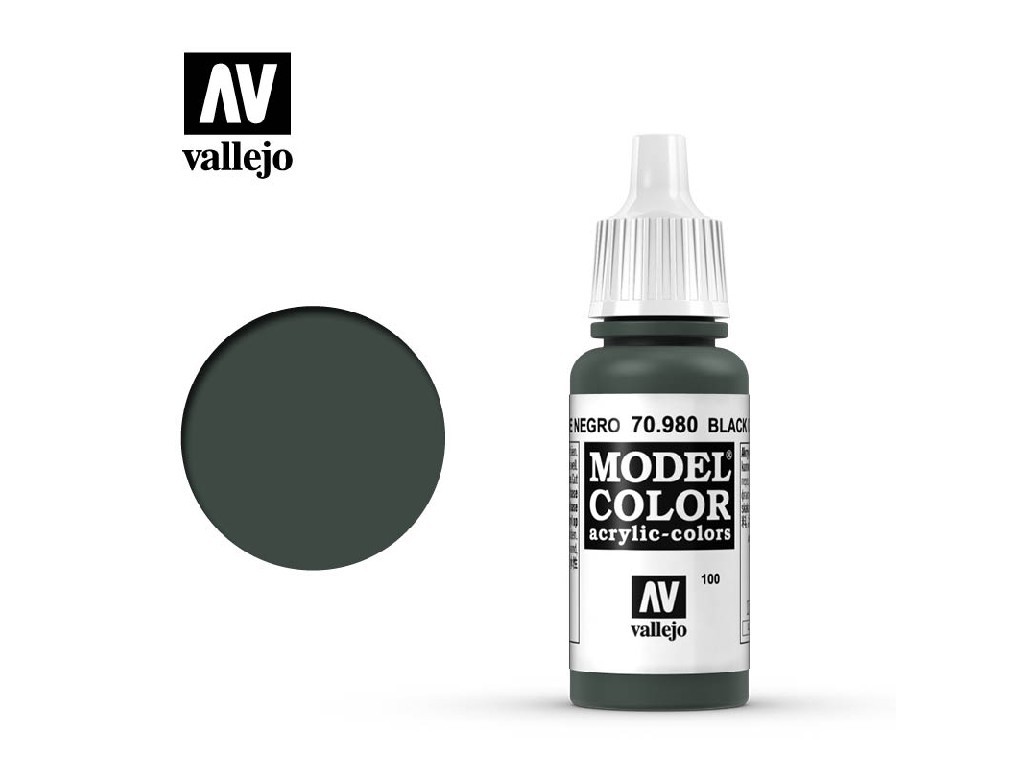 Akrylová barva Vallejo Model Color 70980 Black Green (17ml)