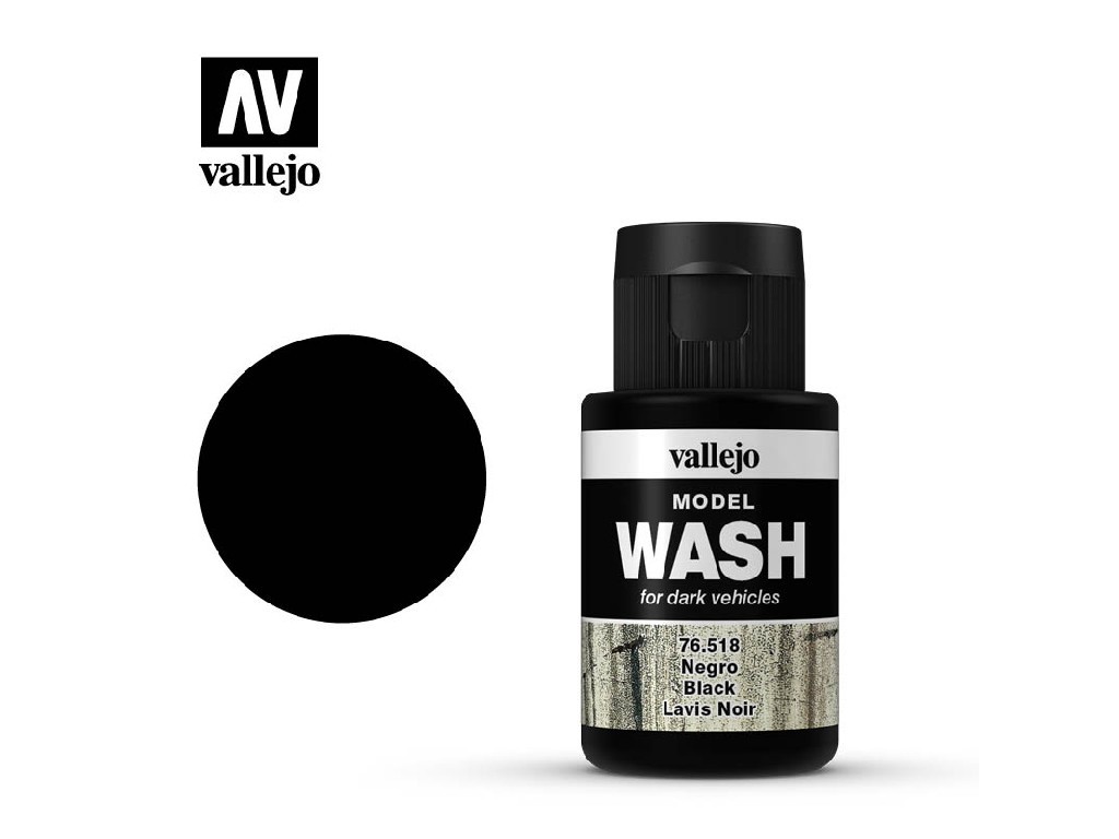 Vallejo Model Wash 76518 Black Wash (35ml)