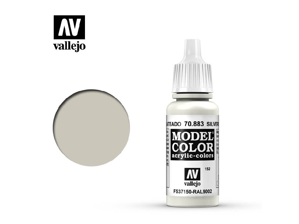 Akrylová barva Vallejo Model Color 70883 Silvergrey (17ml)