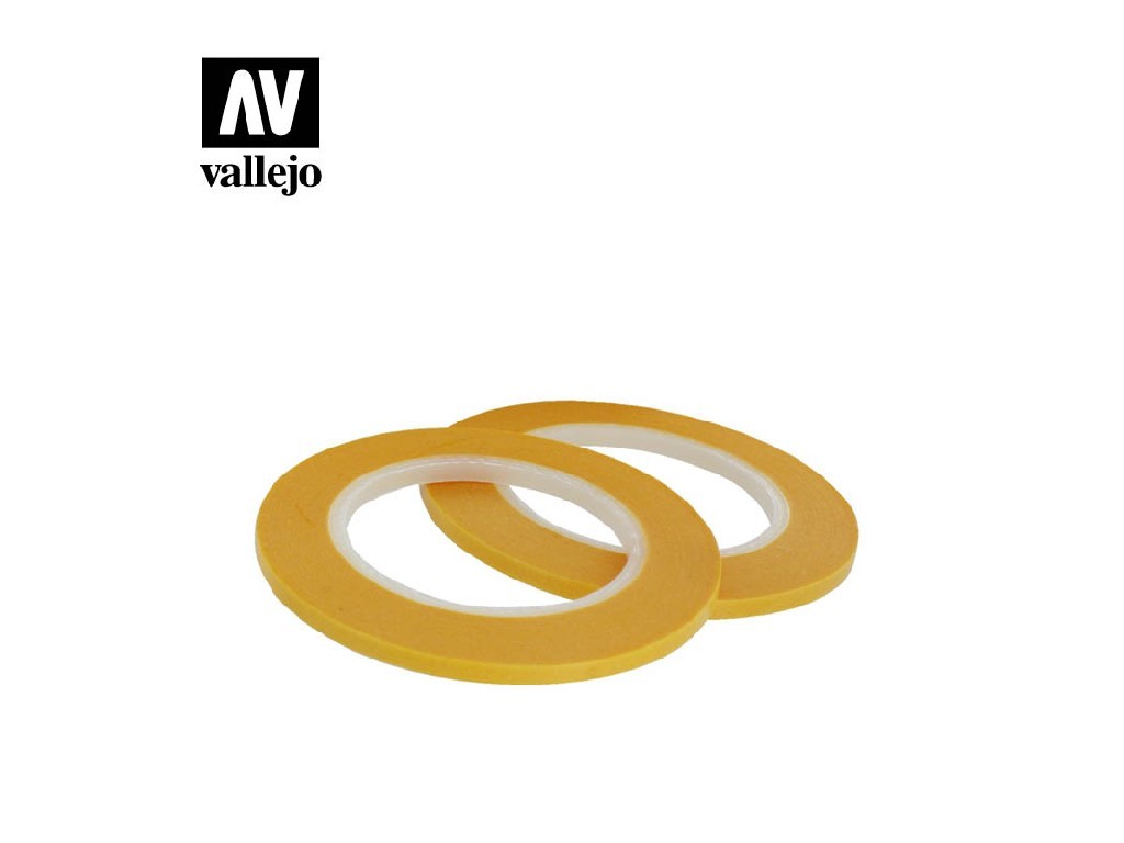 Vallejo T07004 Masking Tape 3mmx18m - Twin Pack