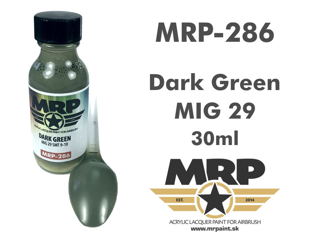MR.Paint 286 Dark Green Mig 29 SMT 30ml