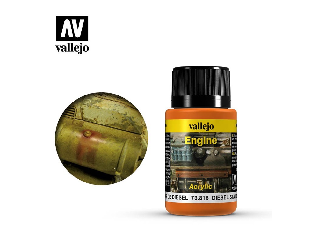 Vallejo Weathering Effects 73816 Diesel Stains (40ml)