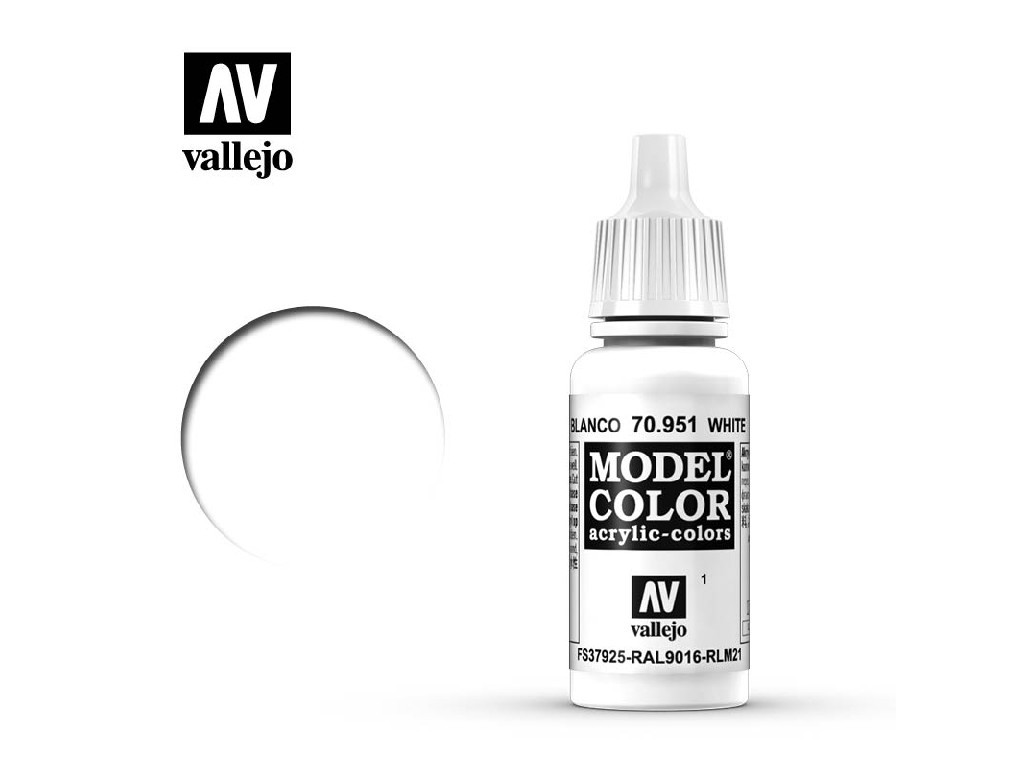Vallejo Model Color 70951 White (17ml)