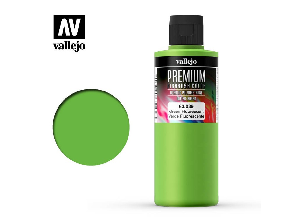 Vallejo - Premium Color 63039 Green Fluo 200 ml.