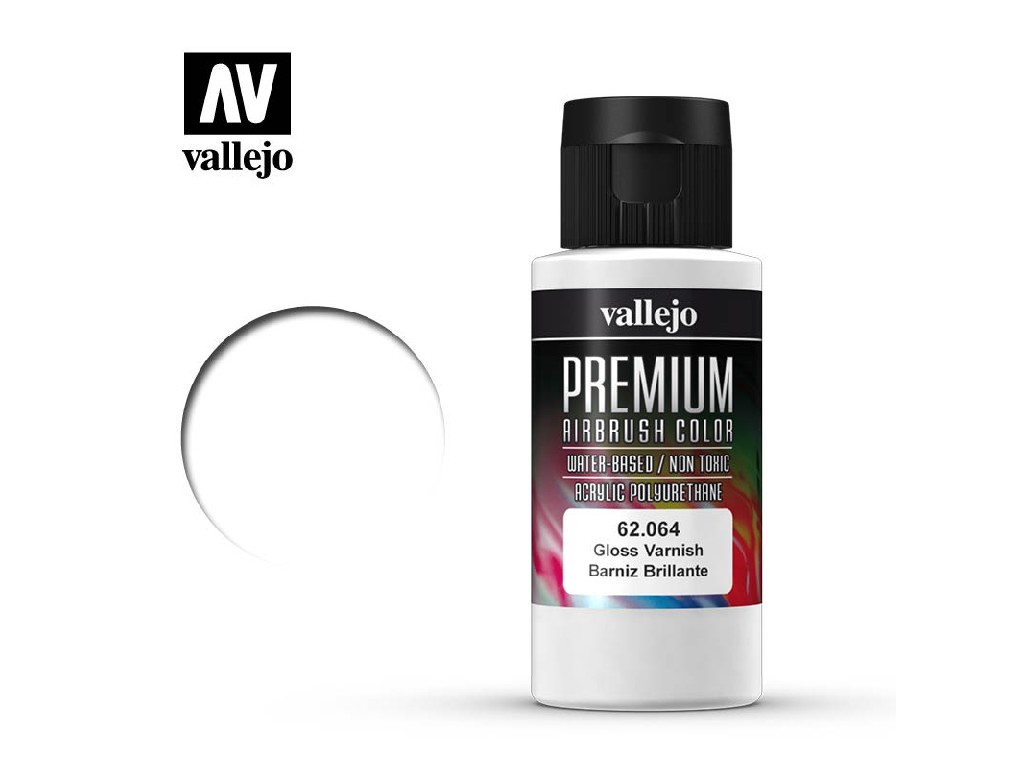 Vallejo PREMIUM Color 62064 Gloss Varnish (60ml)