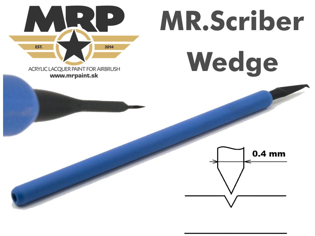 MR.Paint - Rydlo MR.Scriber - wedge - modré