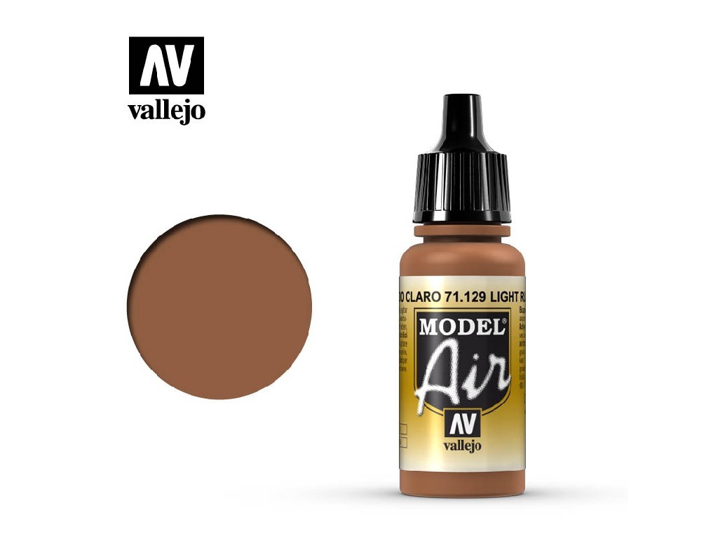 Akrylová barva pro Airbrush Vallejo Model Air 71129 Light Rust (17ml)