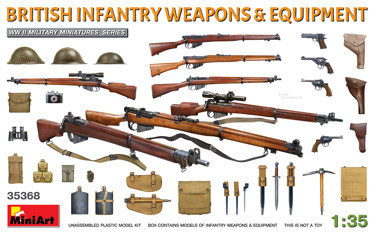 1/35 British Infantry Weapons & Equipment - Miniart
