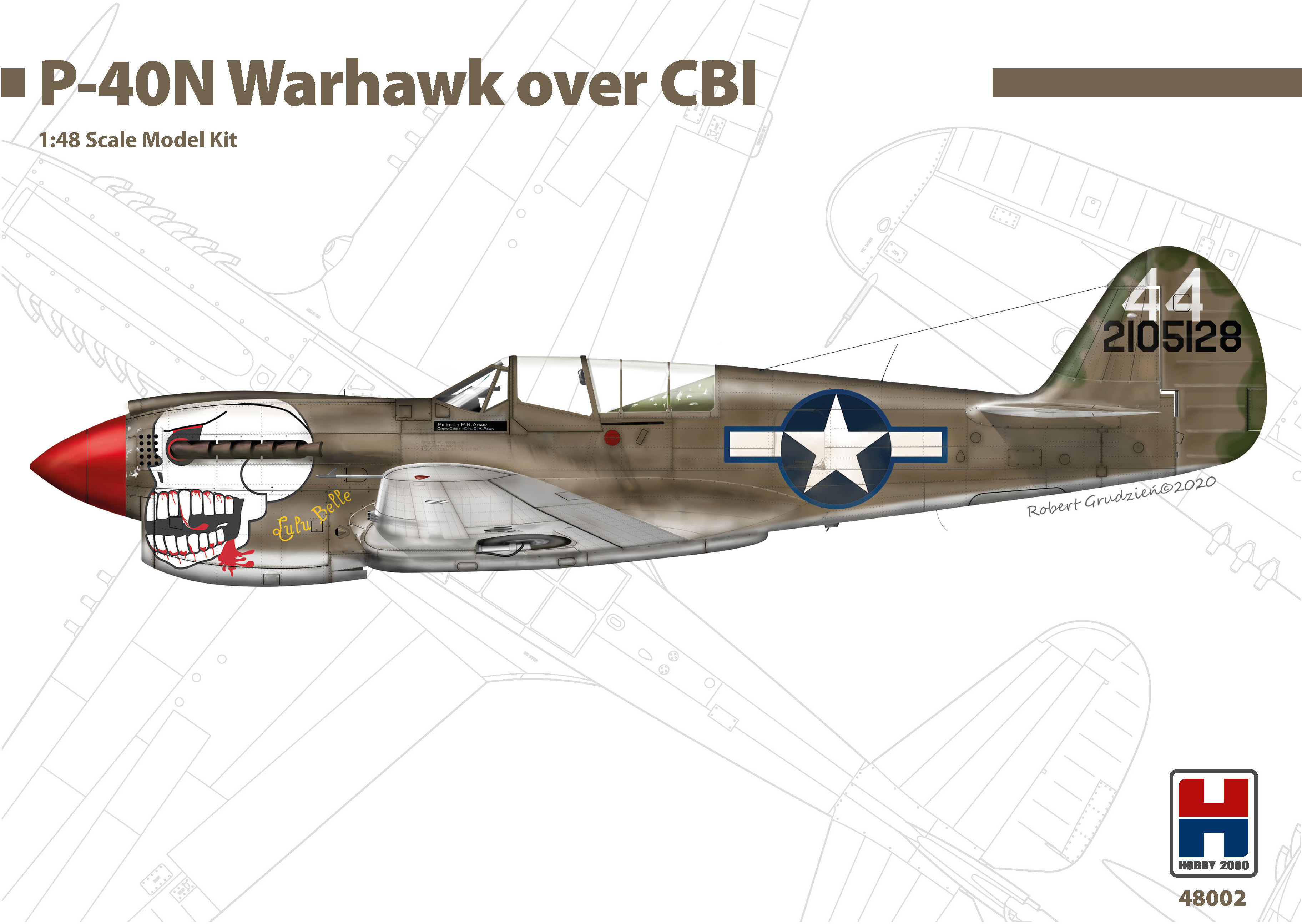 1/48 P-40N Warhawk Over CBI ( China, Burma, India )