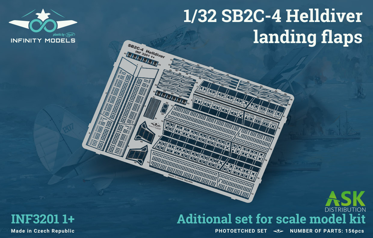 1/32 SB2C-4 Helldiver landing flaps
