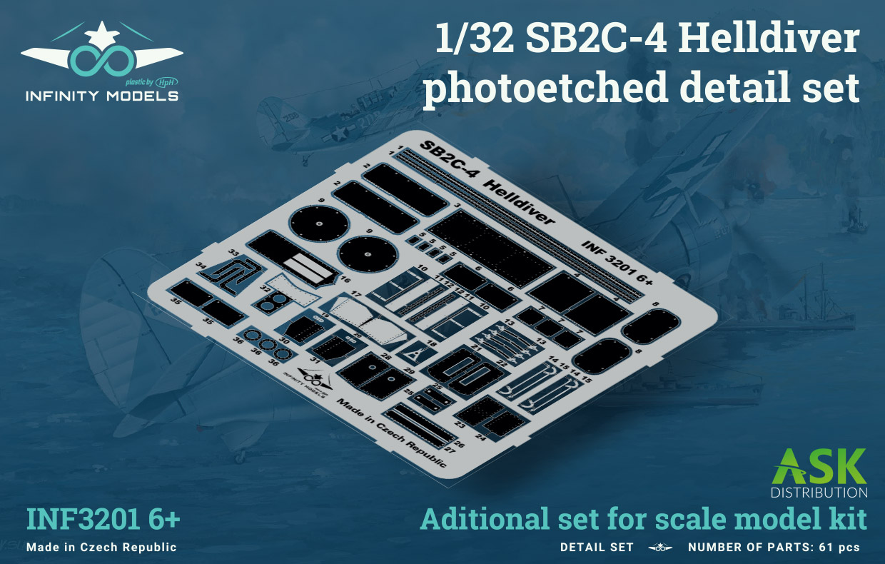 1/32 SB2C-4 Helldiver photoetched detail set
