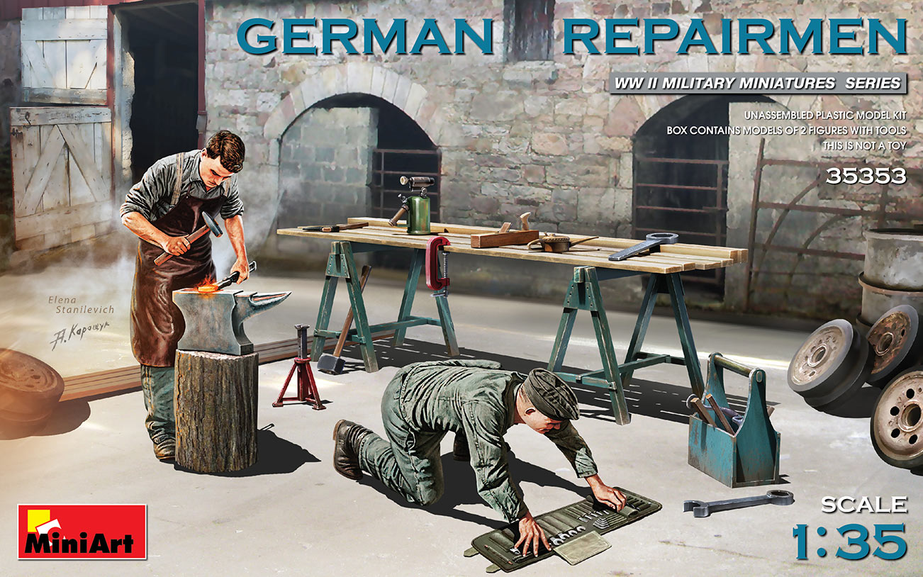 1/35 GERMAN REPAIRMEN - Miniart