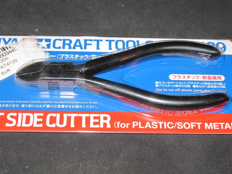 Tamiya 74129 Plastic/Soft Metal Side Cutter