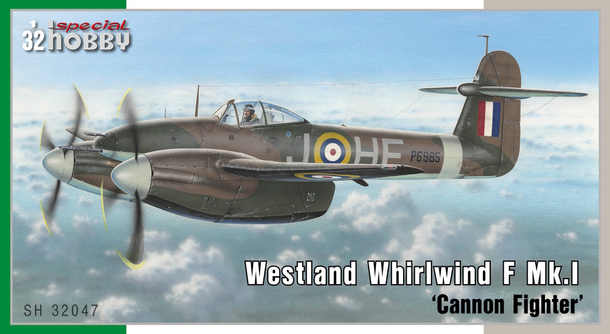 Plastikový model letadla 1/32 Westland Whirlwind Mk.I 'Cannon Fighter' - Special Hobby