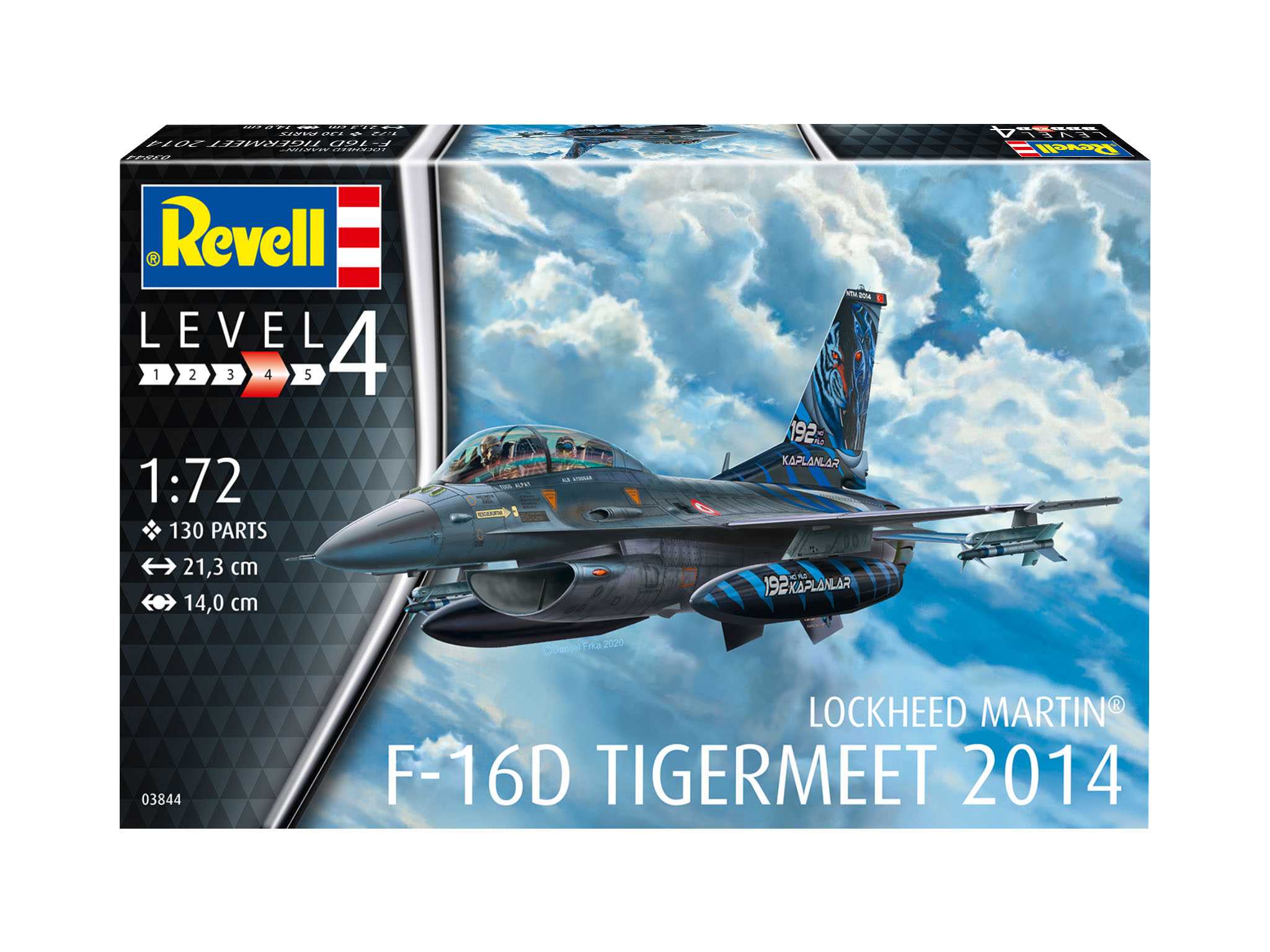 Revell 03844 - Lockheed Martin F-16D Tigermeet 2014 (1:72)