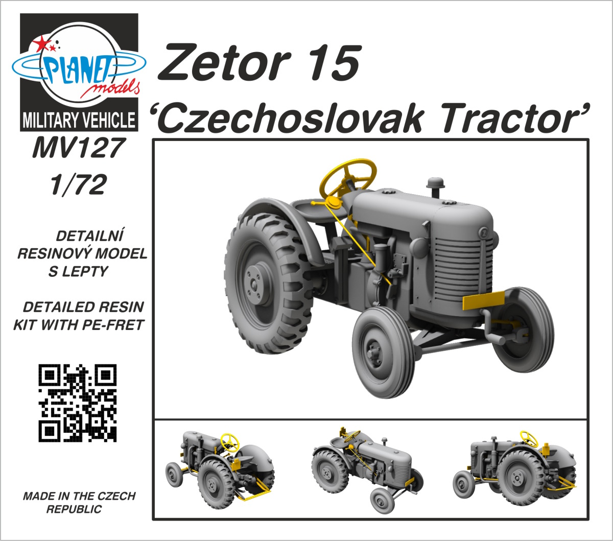 1/72 Zetor 15 ‘Czechoslovak Tractor’