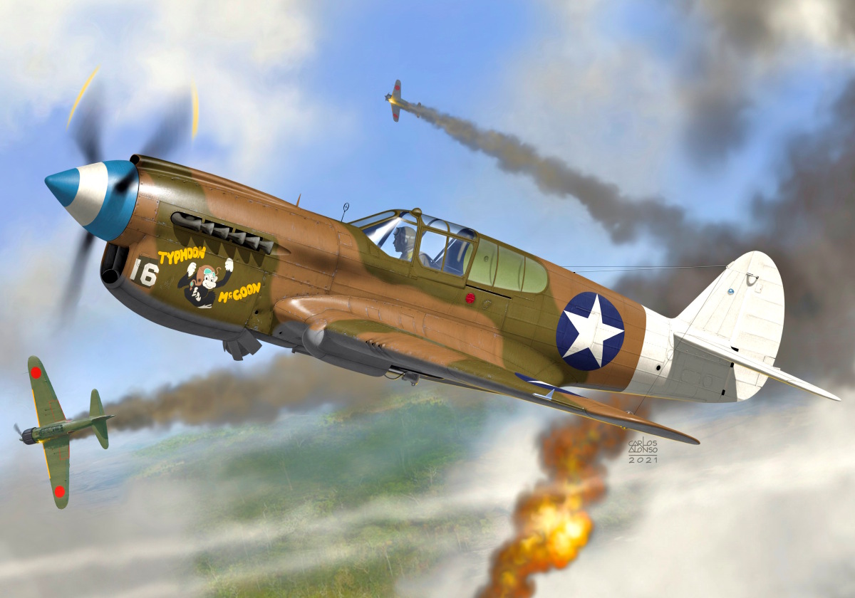 1/72 P-40E Warhawk 49.th  FG