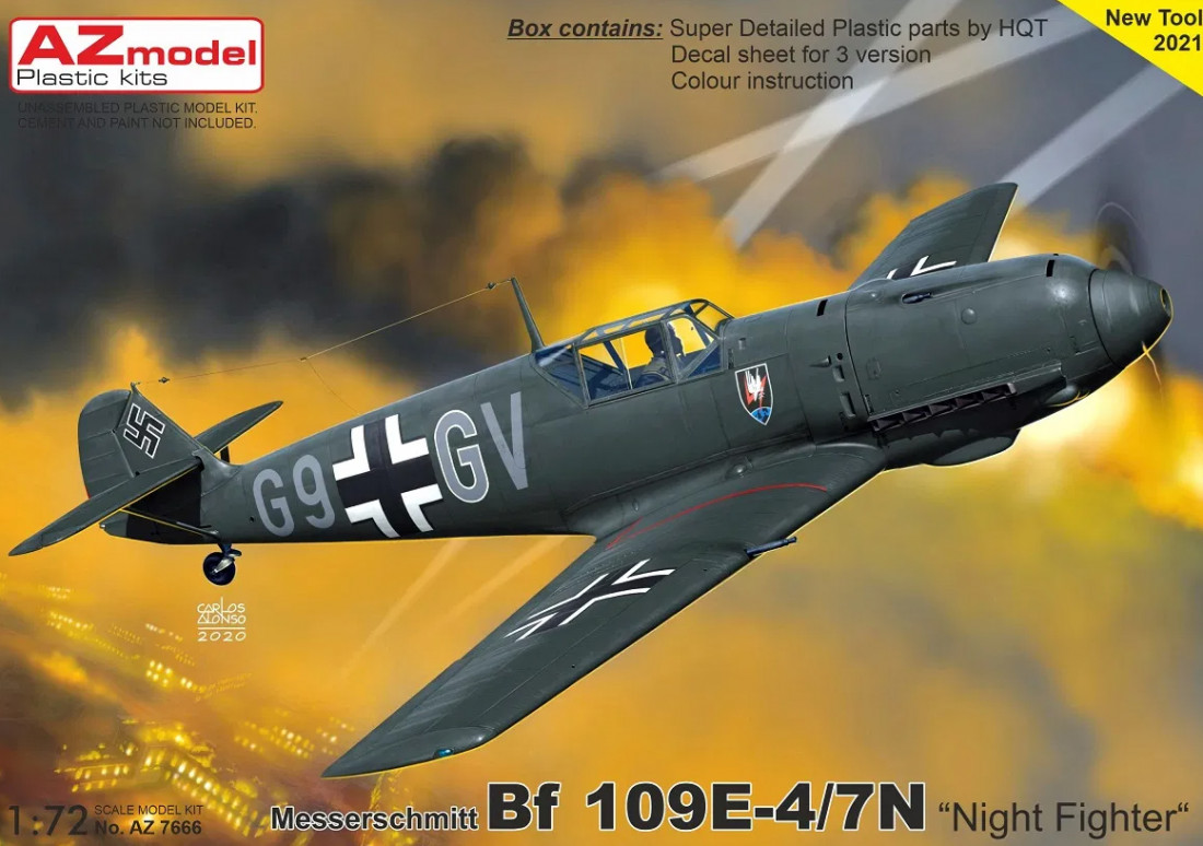 1/72 Bf 109E-4/7N „Night Fighter“
