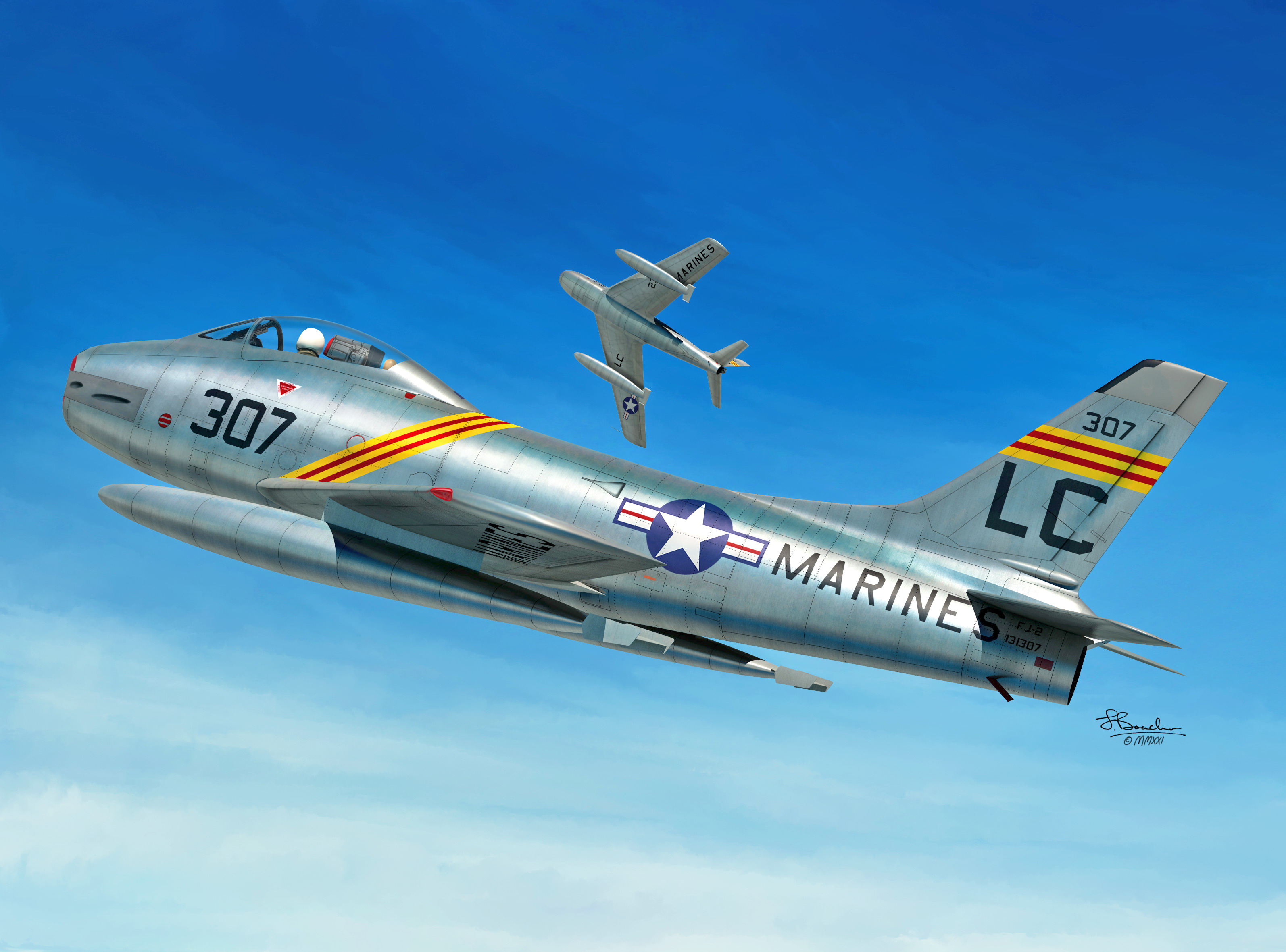1/72 FJ-2 Fury U.S. Navy and Marines - Sword models
