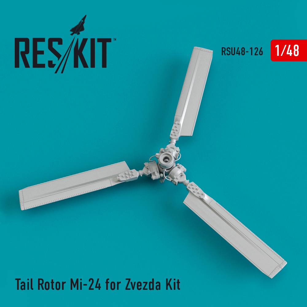 Tail Rotor Mi-24 for Zvezda kit (1/48)