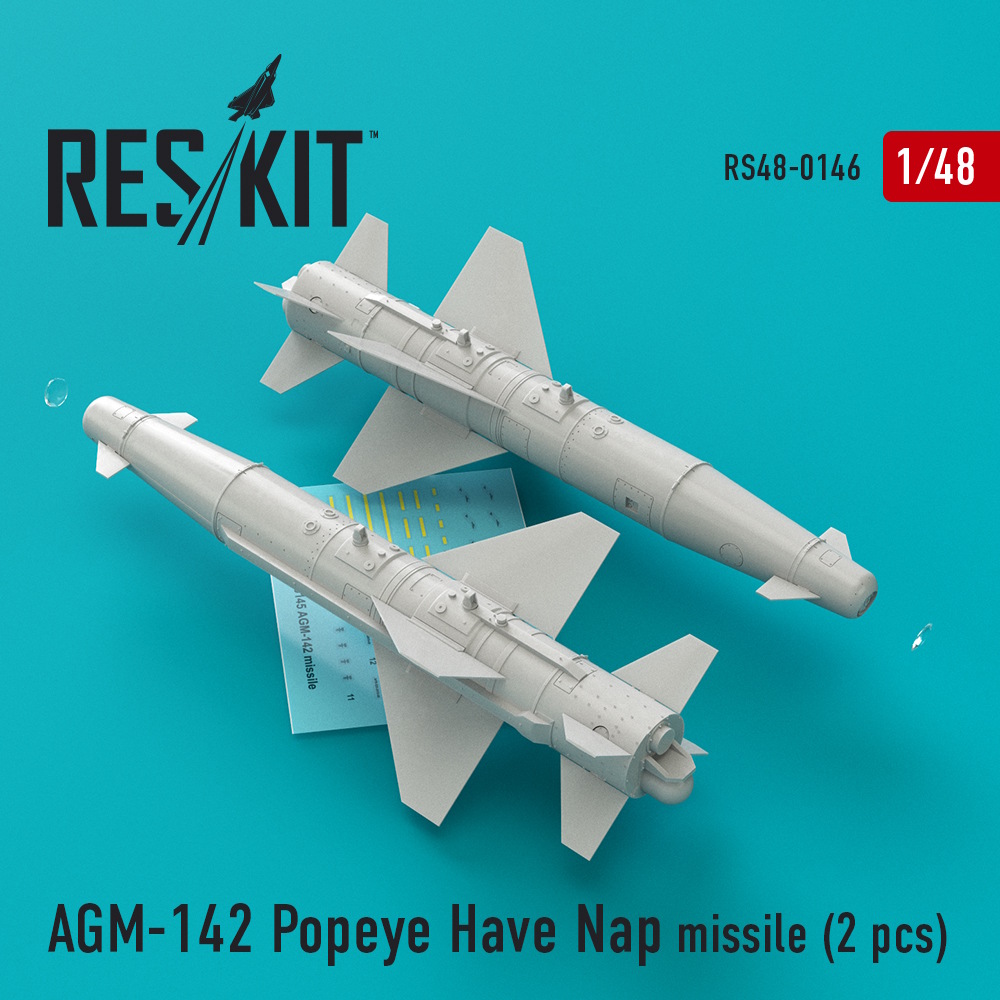 1/48 AGM-142 Popeye Have Nap missile (2 pcs) (F-4, F-15, F-16, F-111)
