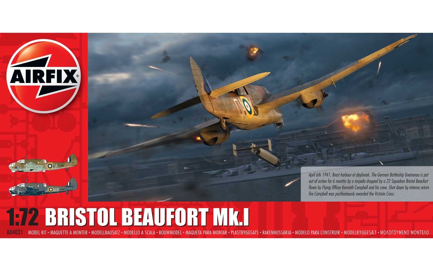 Classic Kit A04021 - Bristol Beaufort Mk.1 (1:72)