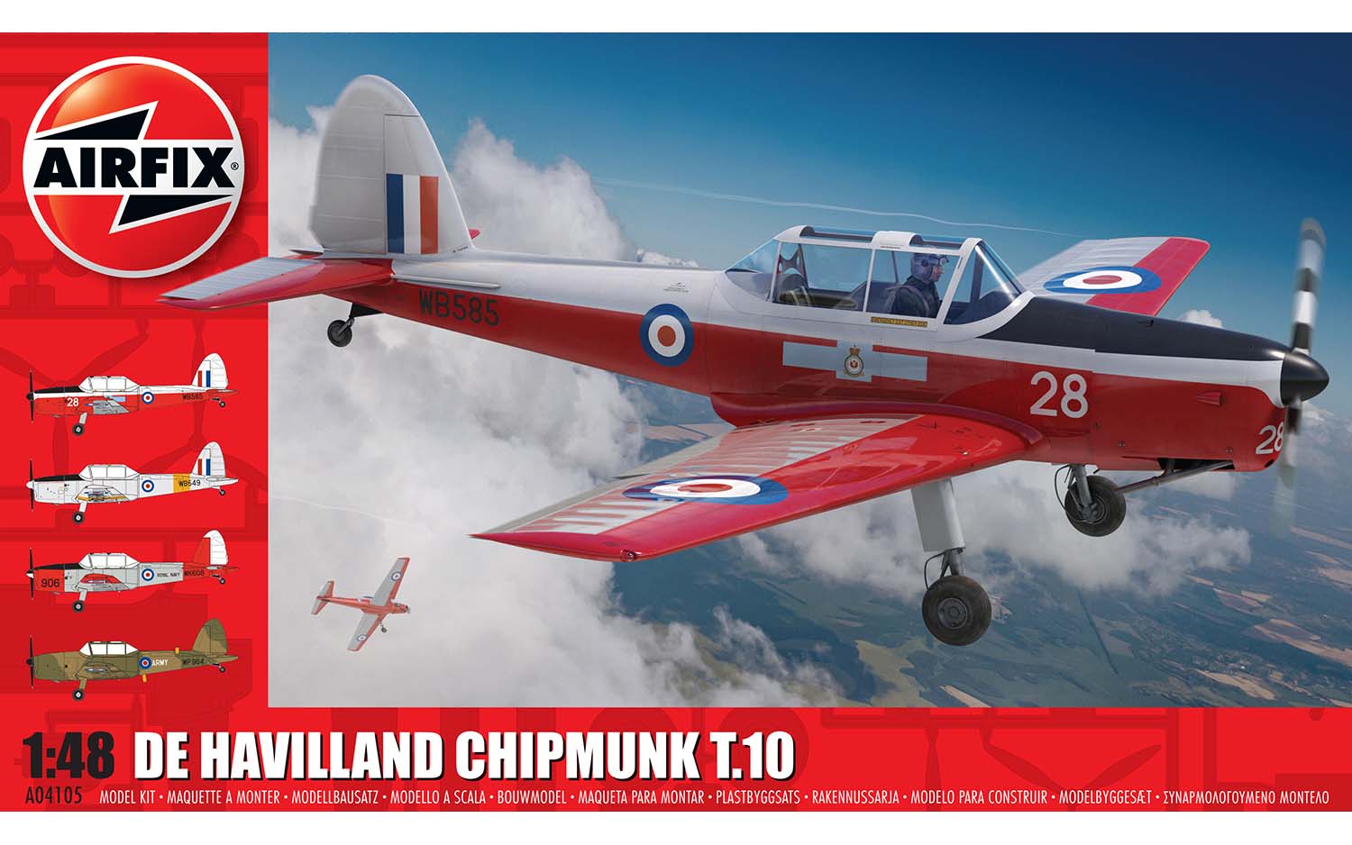 Classic Kit A04105 - de Havilland Chipmunk T.10 (1:48)