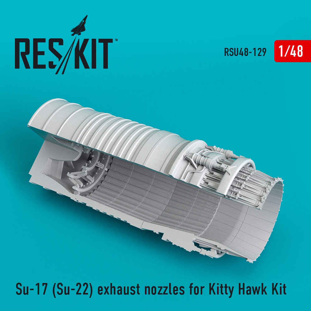 Su-17 (Su-22) exhaust nozzle for KittyHawk kit (1/48)