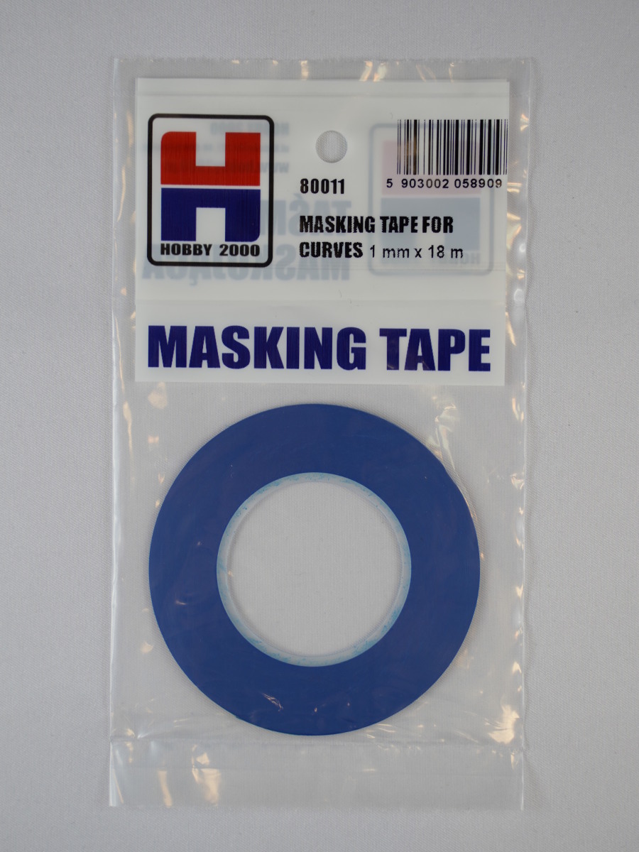 Hobby 2000 80011 Masking Tape For Curves 1mm x 18m