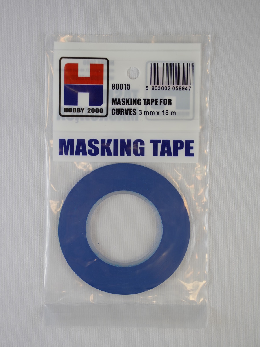 Hobby 2000 80015 Masking Tape For Curves 3mm x 18m