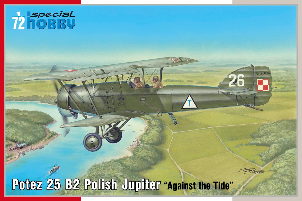 Plastikový model letadla 1/72 Potez 25 B2 Polish Jupiter ‘Against the Tide’