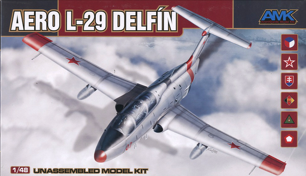 Plastikový model letadla 1/48 AERO L-29 DELFIN - AMK