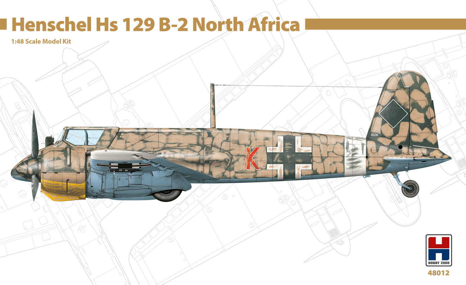 1/48 Henschel Hs 129 B-2 North Africa - HASEGAWA + CARTOGRAF + PMASK
