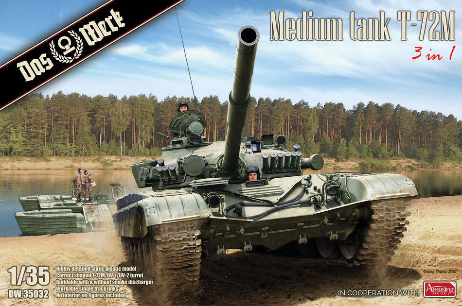 1/35 Medium Tank T-72M (NVA / Hungarian Army / Czechoslovak Army / Iraqui Army)  - Das Werk
