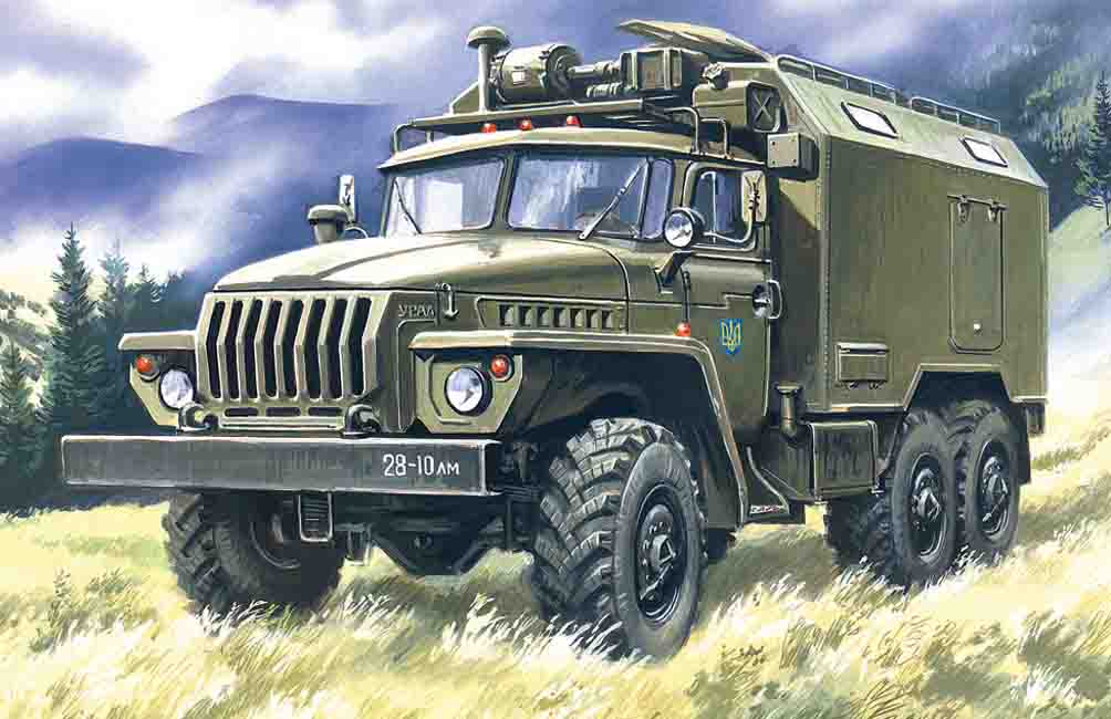 1/72 URAL-43203, Command Vehicle                                                   