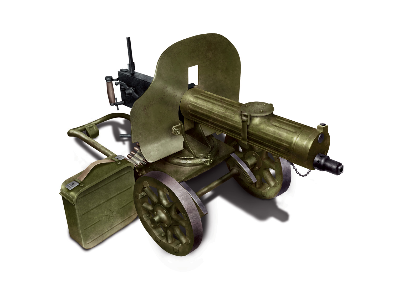 1:35 ICM Soviet Maxim Machine Gun (1941)
