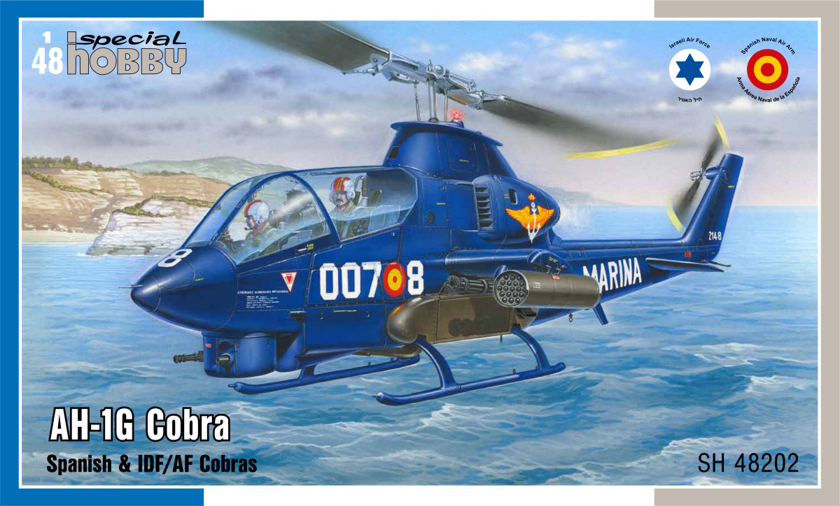 1/48 AH-1G Cobra ‘Spanish & IDF/AF Cobras’