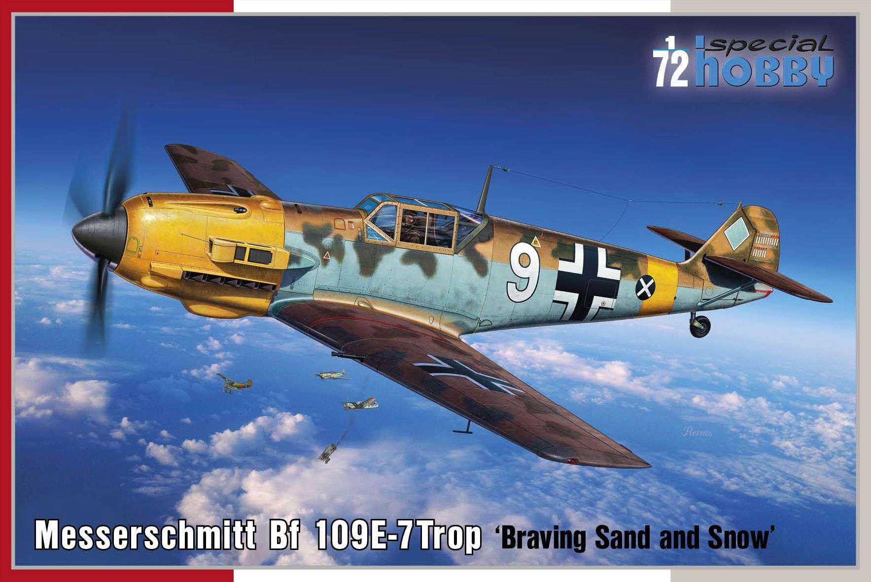 1/72 Messerschmitt Bf 109E-7Trop ‘Braving Sand and Snow’