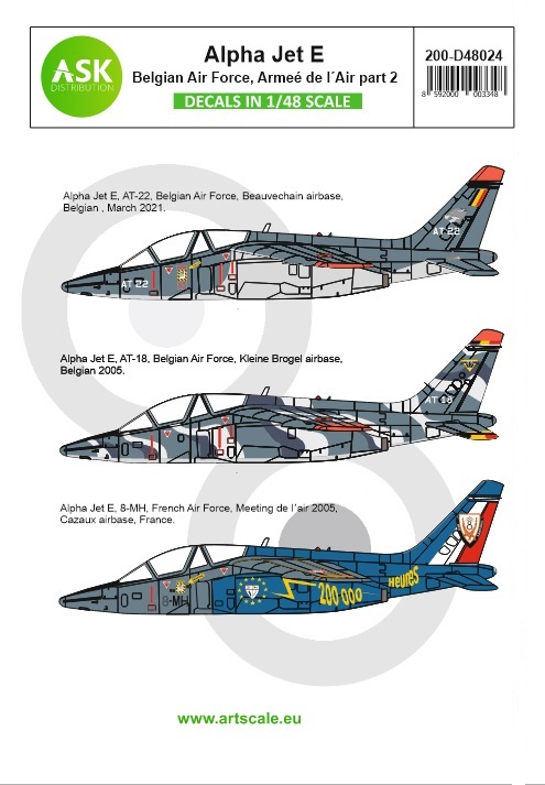 1/48 Alpha Jet E Belgian Air Force and Armeé de l´Air - part 2