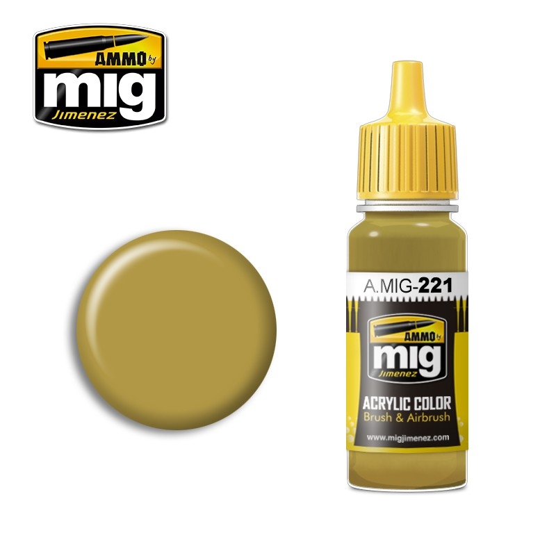 ACRYLIC COLOR FS-33481 Zinc Chromate Yellow Acrylic Paints (17 ml)