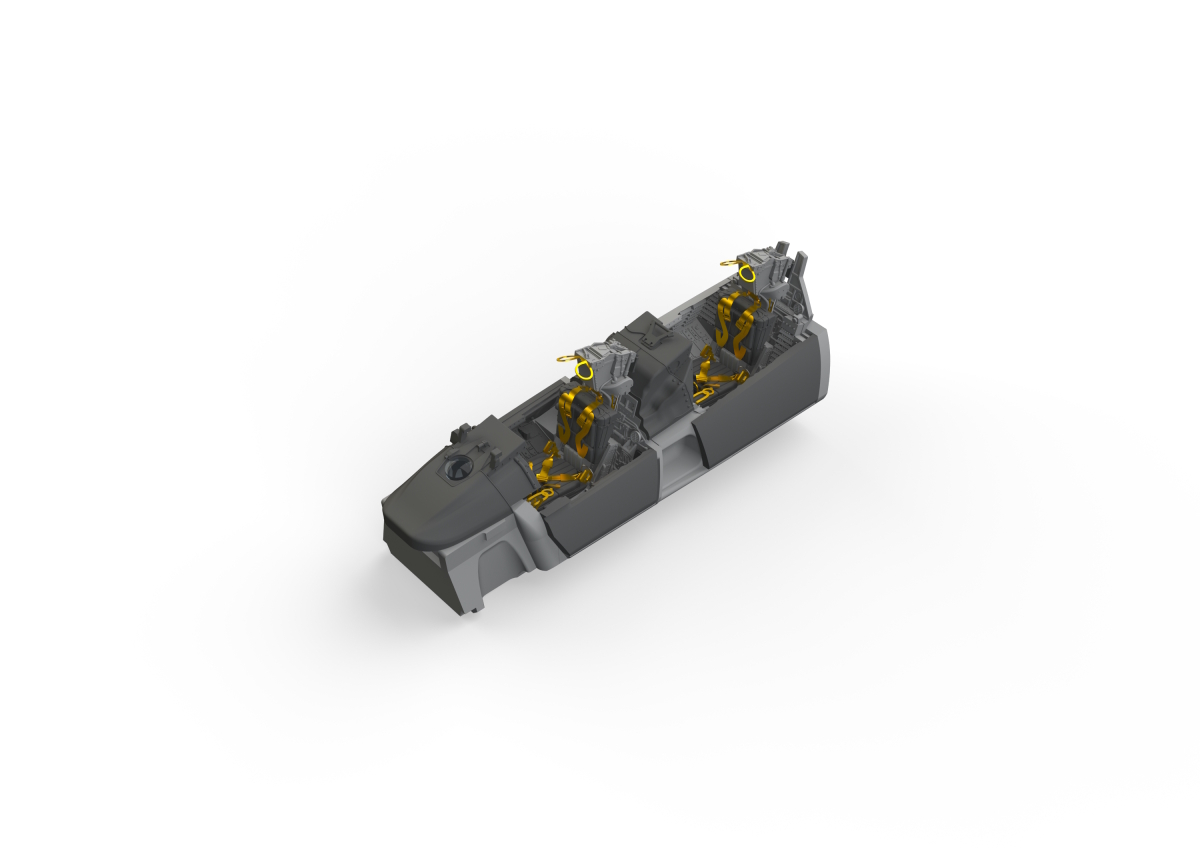 1/48 F-14A late cockpit for TAMIYA kit