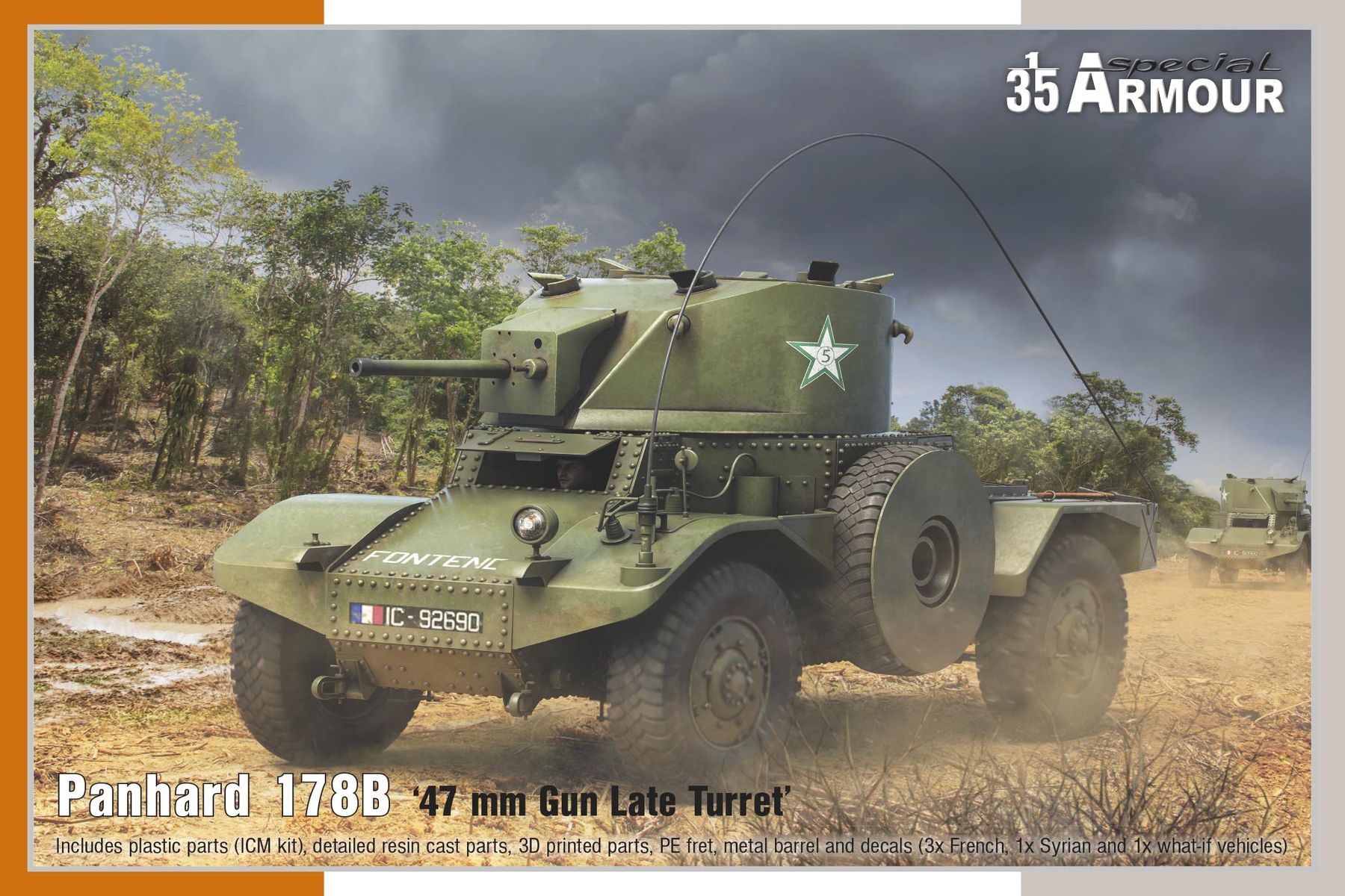 1/35 Panhard 178B ‘47 mm Gun Late Turret’