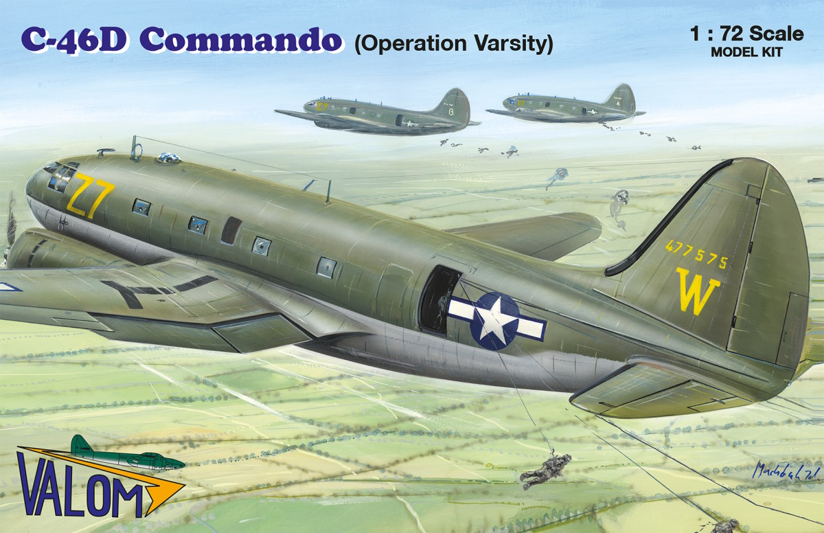 1/72 Curtiss C-46D Commando (Operation Varsity) - Valom