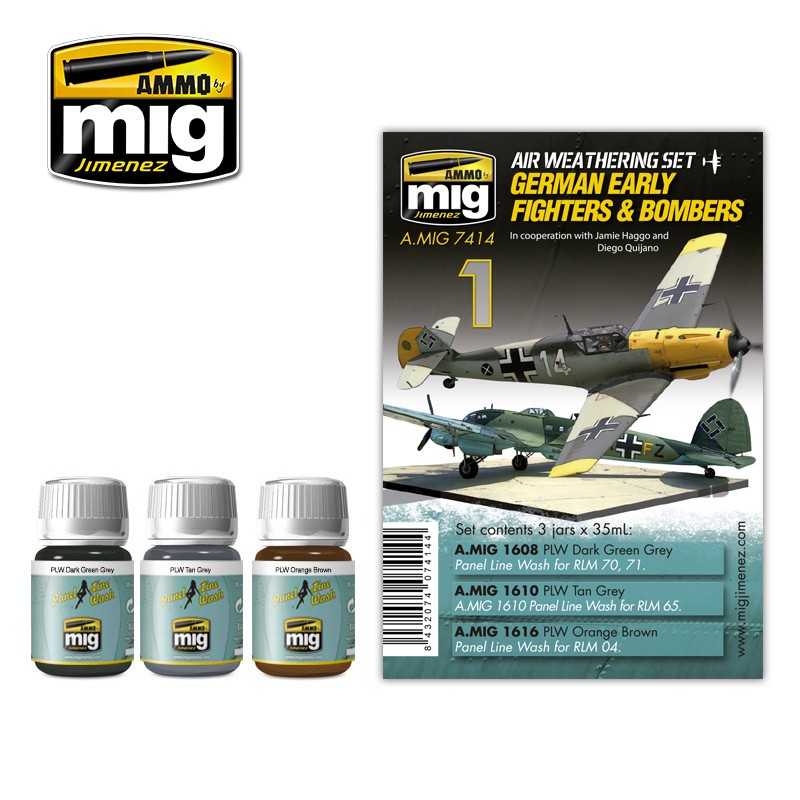 German Early Fighters & Bombers Weathering Air Sets