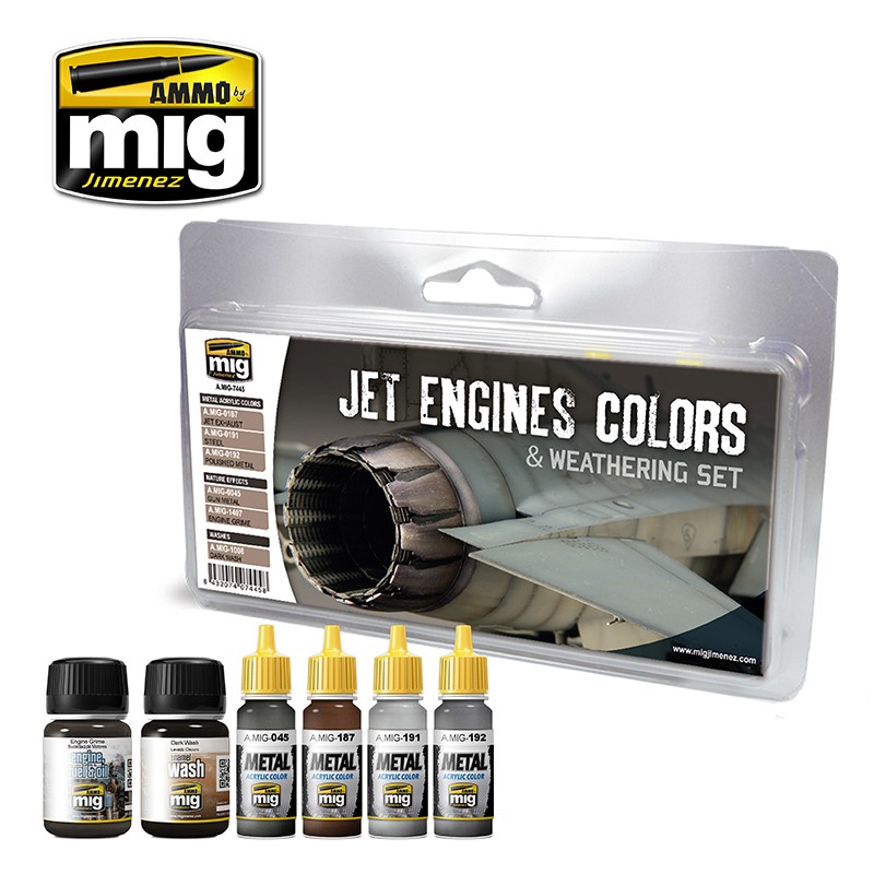 Jet Engines Colors & Weathering Set Weathering Air Sets