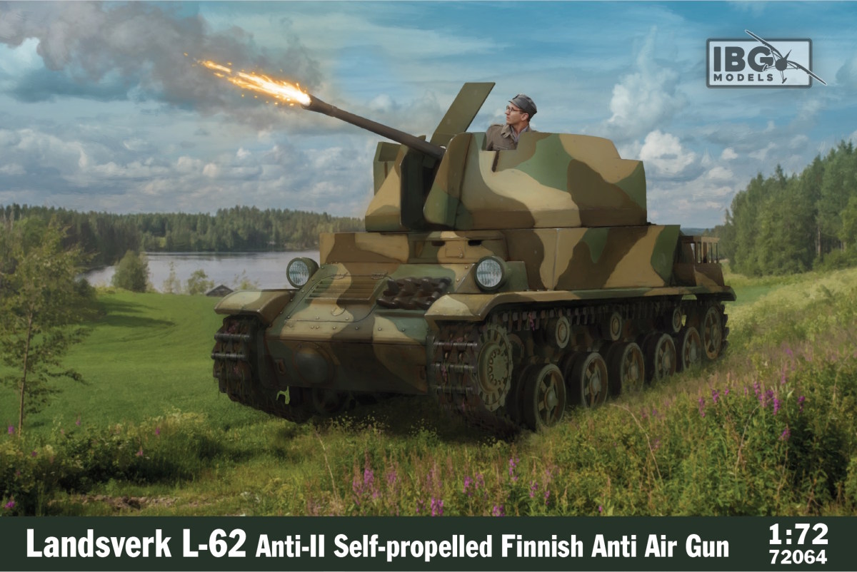 1/72 Landsverk L-62 Anti-II Finnish Self-propelled Anti Air Gun - IBG