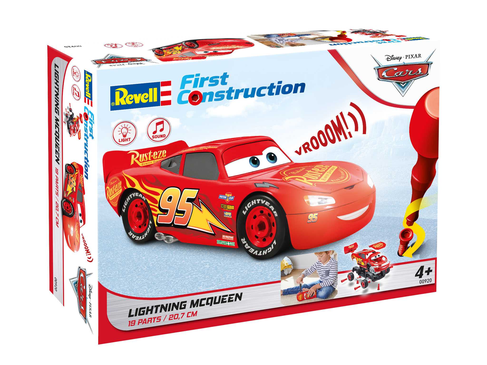 First Construction 00920 - Lightning McQueen (světelné a zvukové efekty) (1:20)
