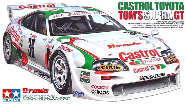 Tamiya 24163 Castrol Toyota Tom Supra GT