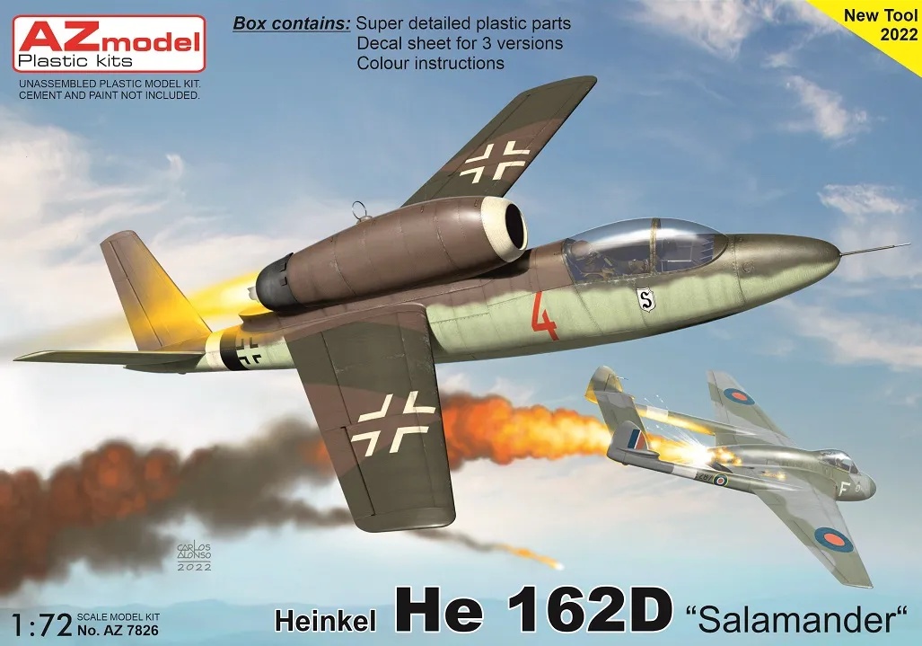 1/72 Heinkel He 162D 