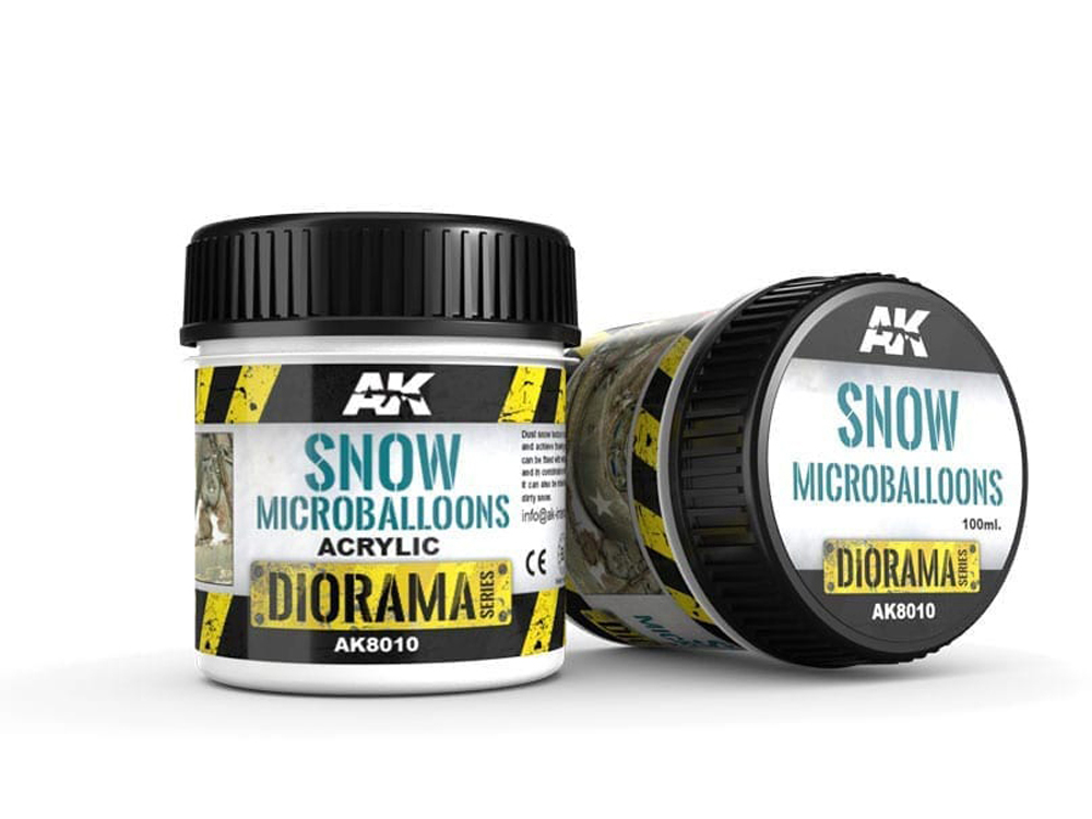 AK Dioramas SNOW MICROBALLOONS - 100ml 